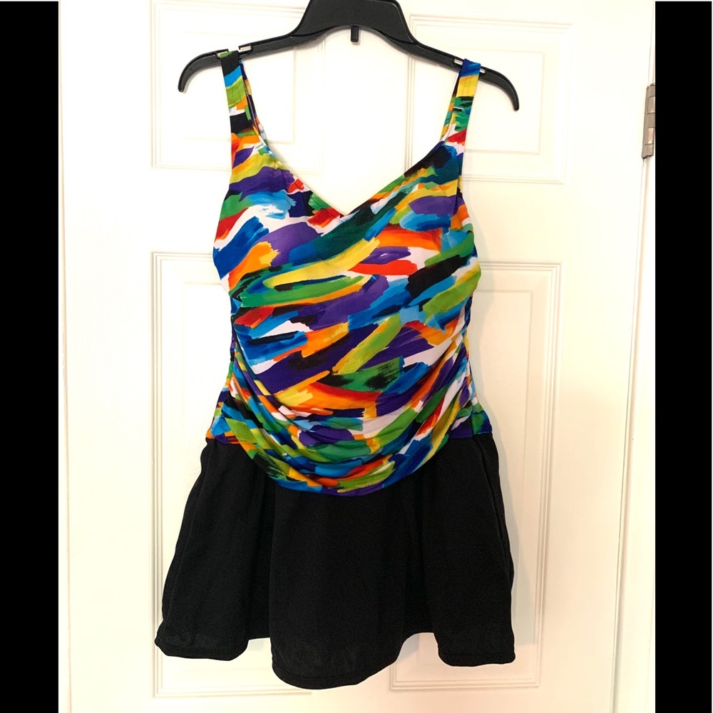 Catalina Rainbow Multicolored One Piece Swimsuit - Picture 3 of 13